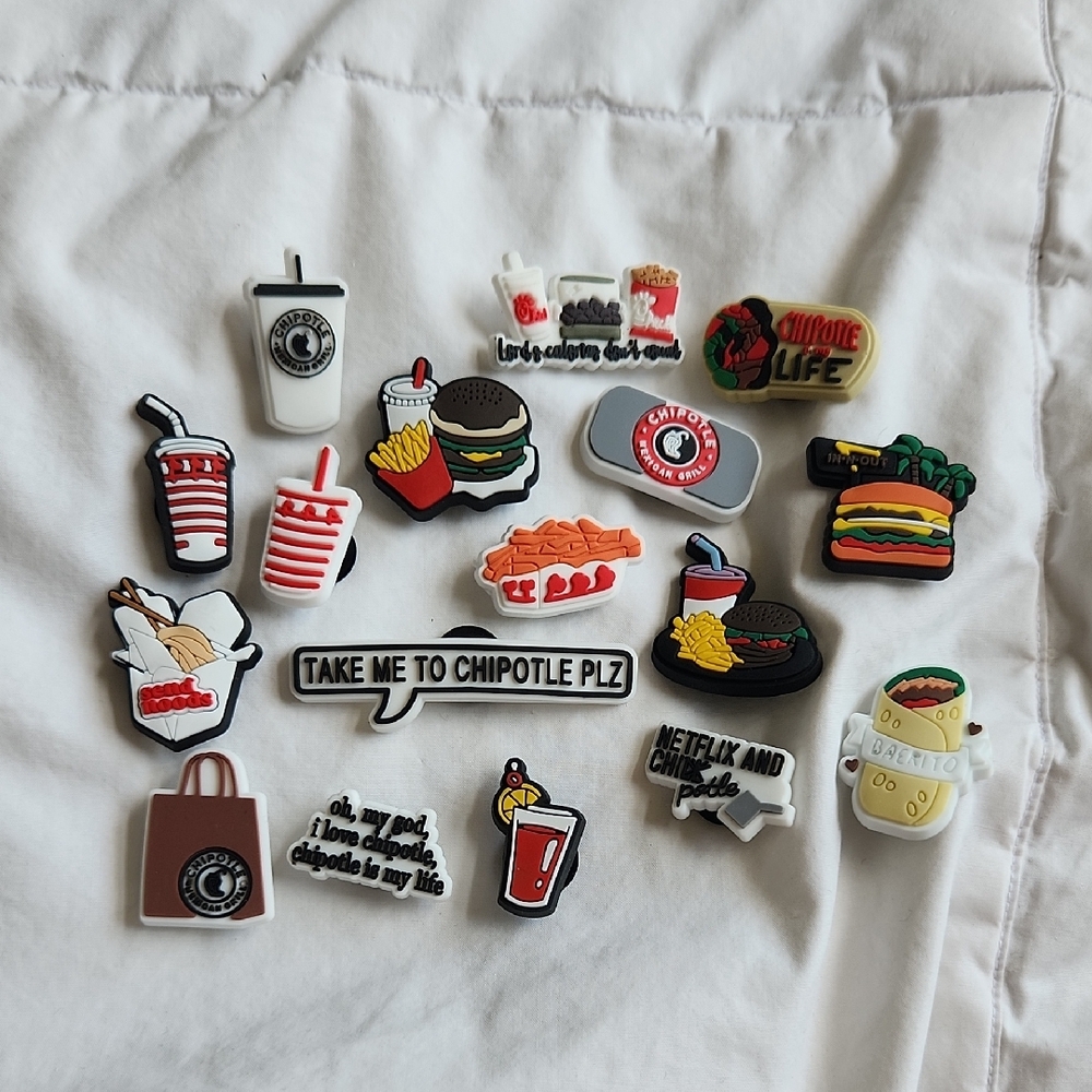 Food Themed Croc Charms